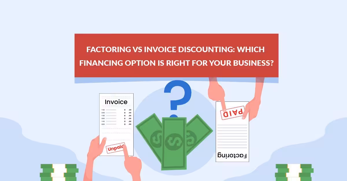 factoring and invoice discounting
